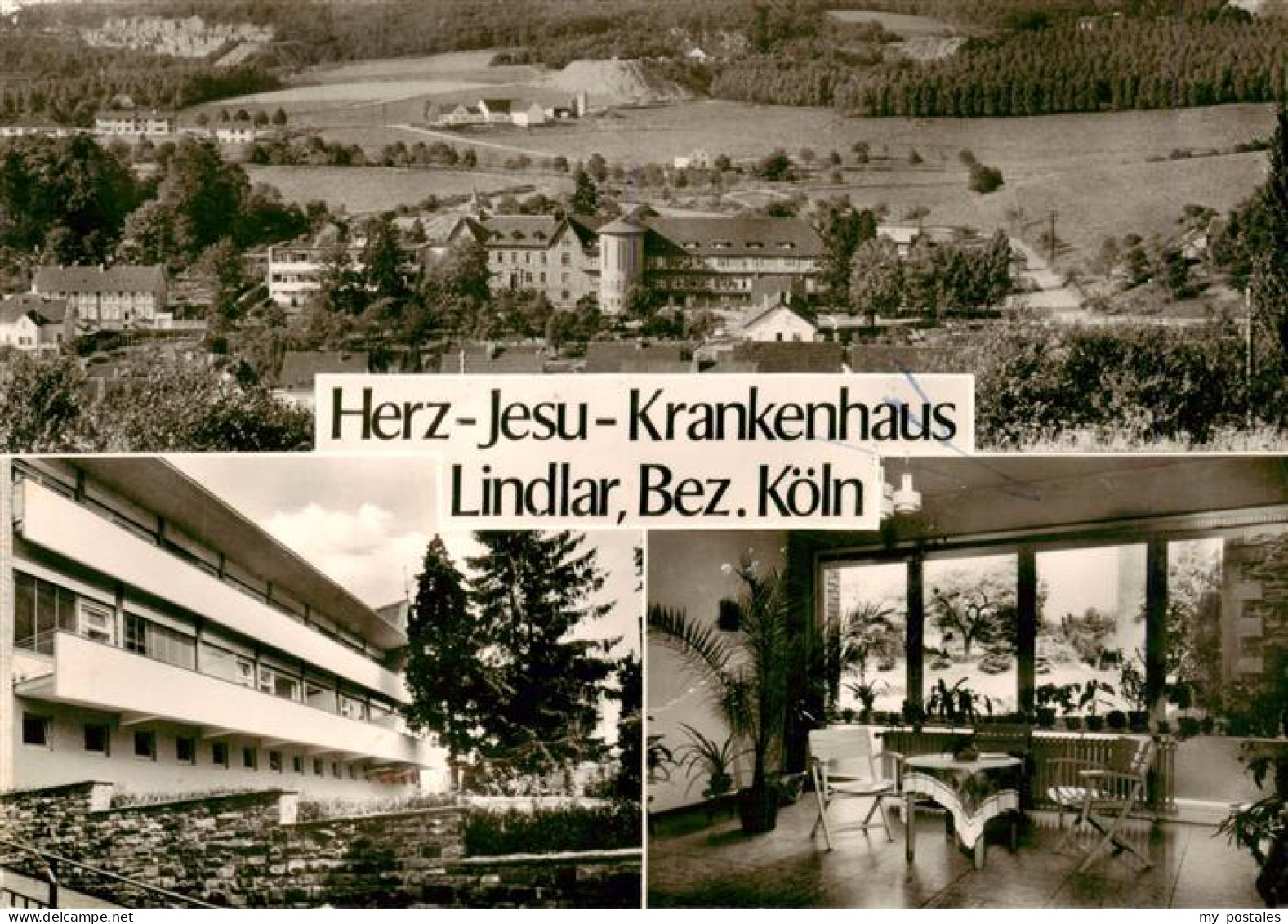 73875273 Lindlar Herz Jesu Krankenhaus Panorama Gastraum Lindlar - Lindlar
