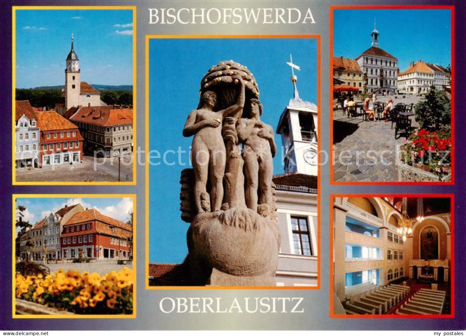 73840773 Bischofswerda Christuskirche Adam Und Eva Brunnen Rathaus Altmarkt Inne - Bischofswerda