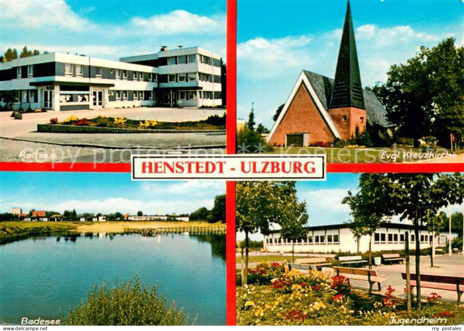 73768586 Ulzburg Henstedt Rathaus Ev Kreuzkirche Badesee Jugendheim Ulzburg Hens - Henstedt-Ulzburg