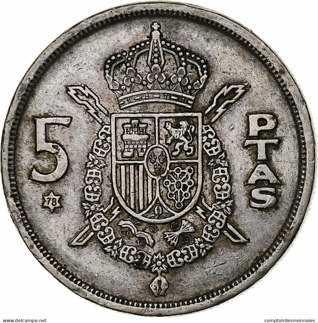 Espagne, Juan Carlos I, 5 Pesetas, 1978, TB, Cupro-nickel, KM:807 - 5 Pesetas