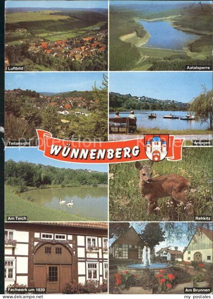 72225382 Wuennenberg Bad Anlagen Brunnen Fachwerk Wuennenberg Bad - Bad Wünnenberg