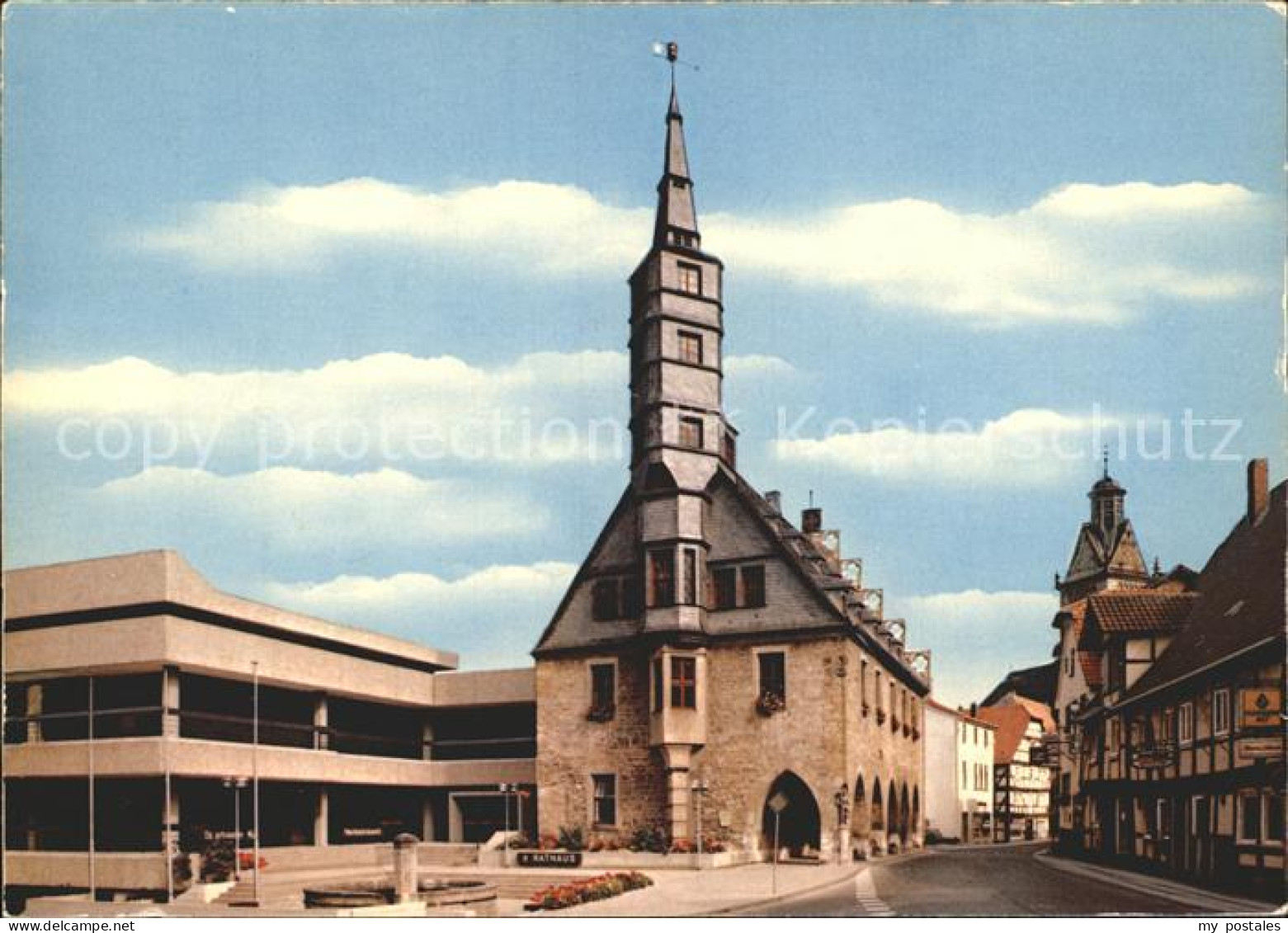 72224298 Korbach Rathaus Mit St Kilians Kirche Korbach - Korbach