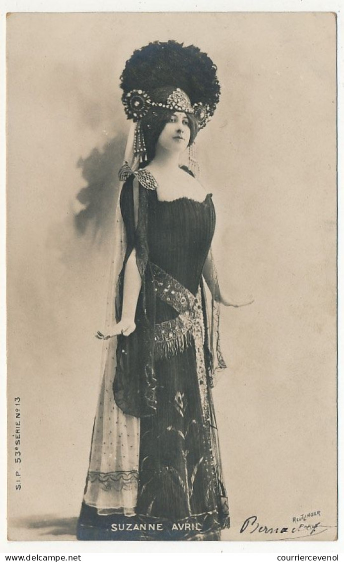 CPA - Suzanne Avril, Actrice De Théâtre - Photo Reutlinger - Chanteurs & Musiciens