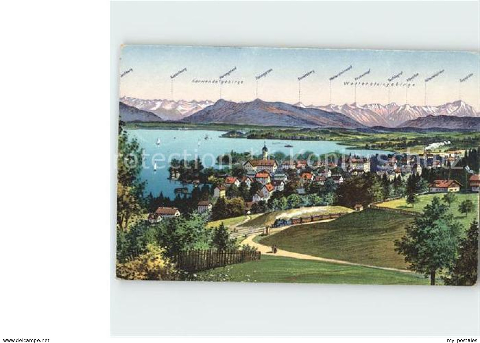 72218569 Tutzing Simetsberg Wettersteinwand Alpspitze Tutzing - Tutzing