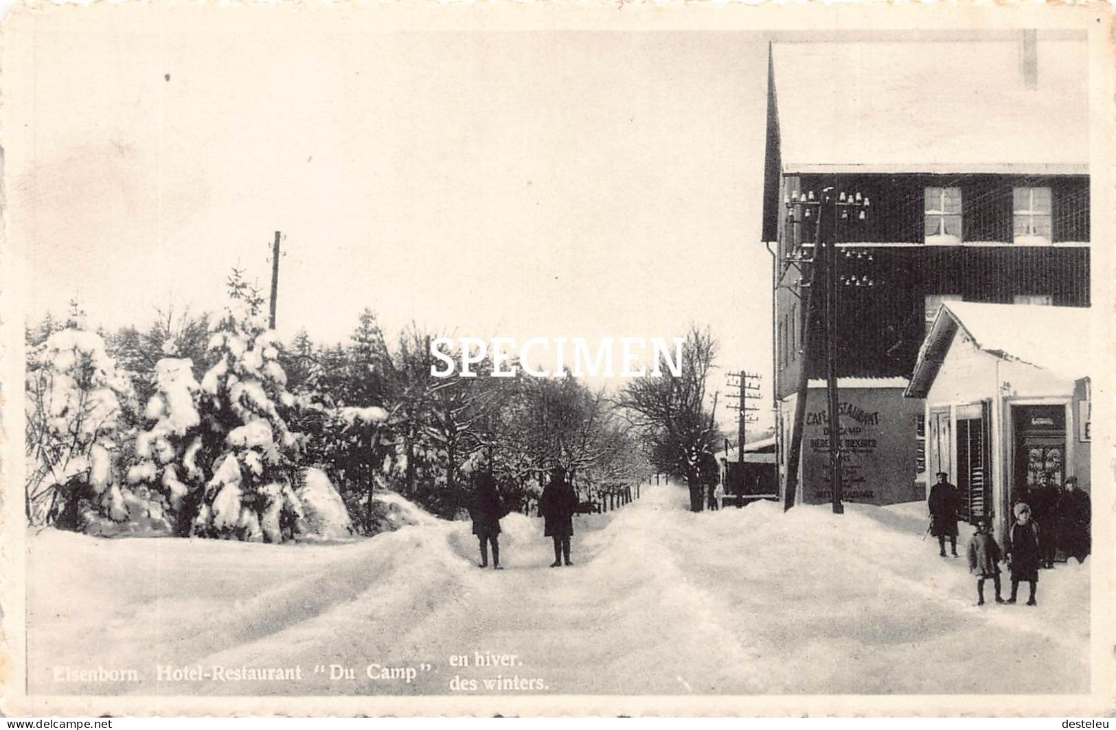 Hotel Restaurant Du Camp En Hiver - Elsenborn - Elsenborn (camp)