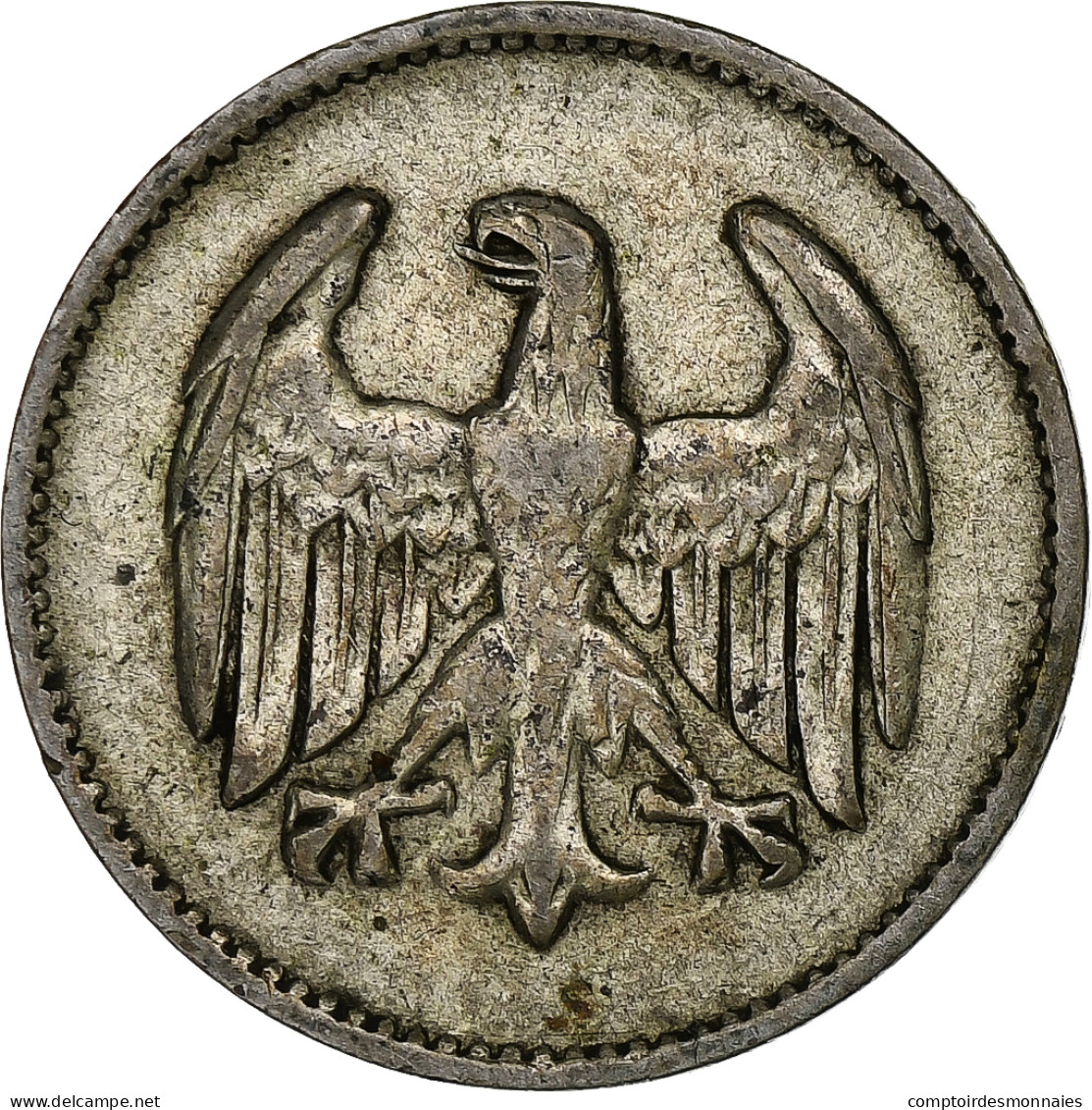 Allemagne, République De Weimar, Mark, 1924, Stuttgart, TB+, Argent, KM:42 - 1 Mark & 1 Reichsmark