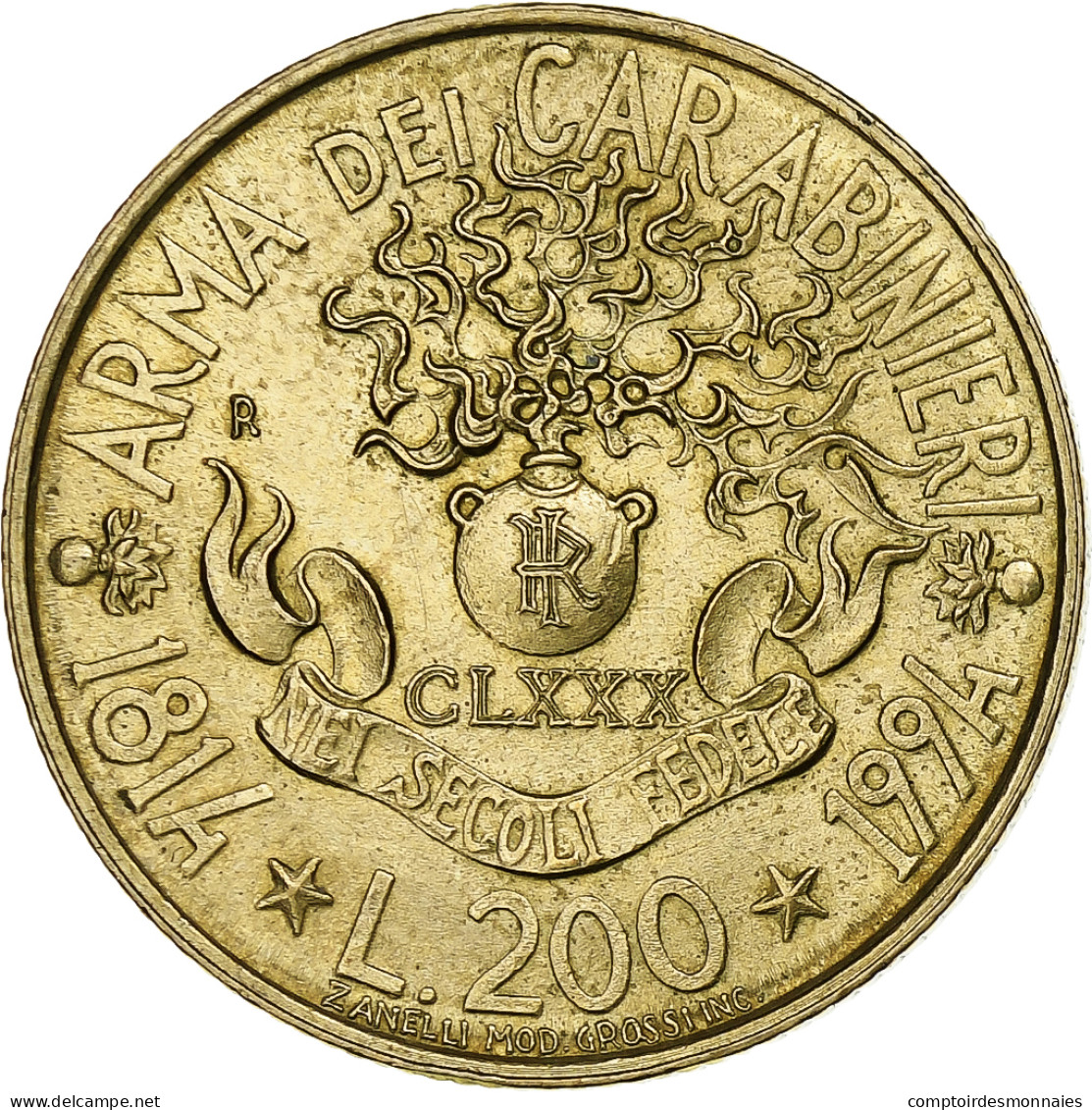 Italie, 200 Lire, 1994, Rome, Bronze-Aluminium, SUP, KM:164 - 200 Lire