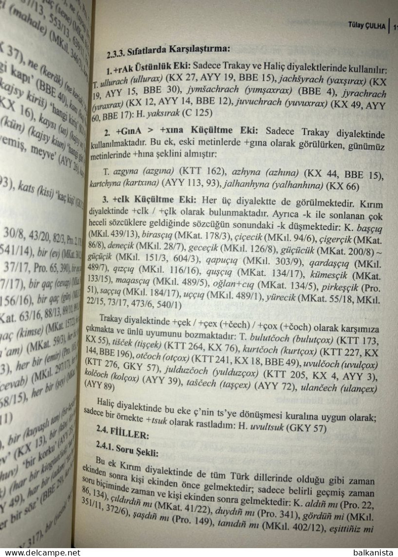 Karaycanin Karsilastirmali Grameri  - Lingusitic - Karaim Language - Cultura