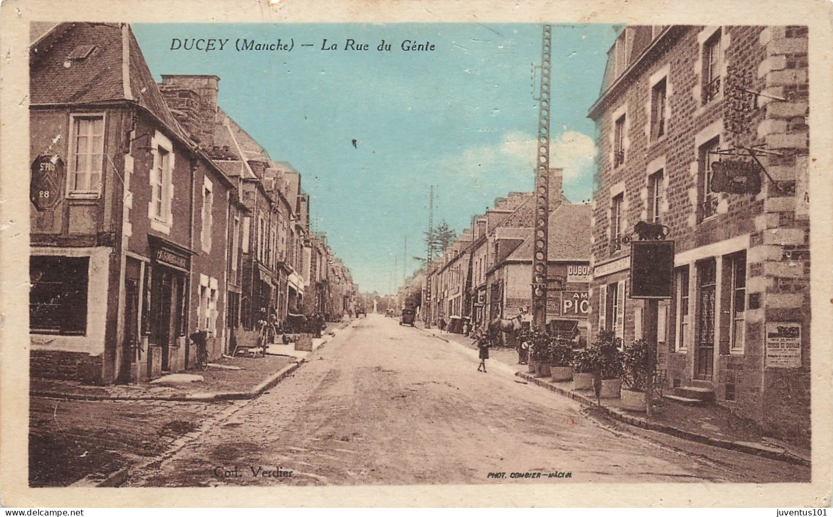 CPA Ducey-La Rue Du Génie       L2623 - Ducey