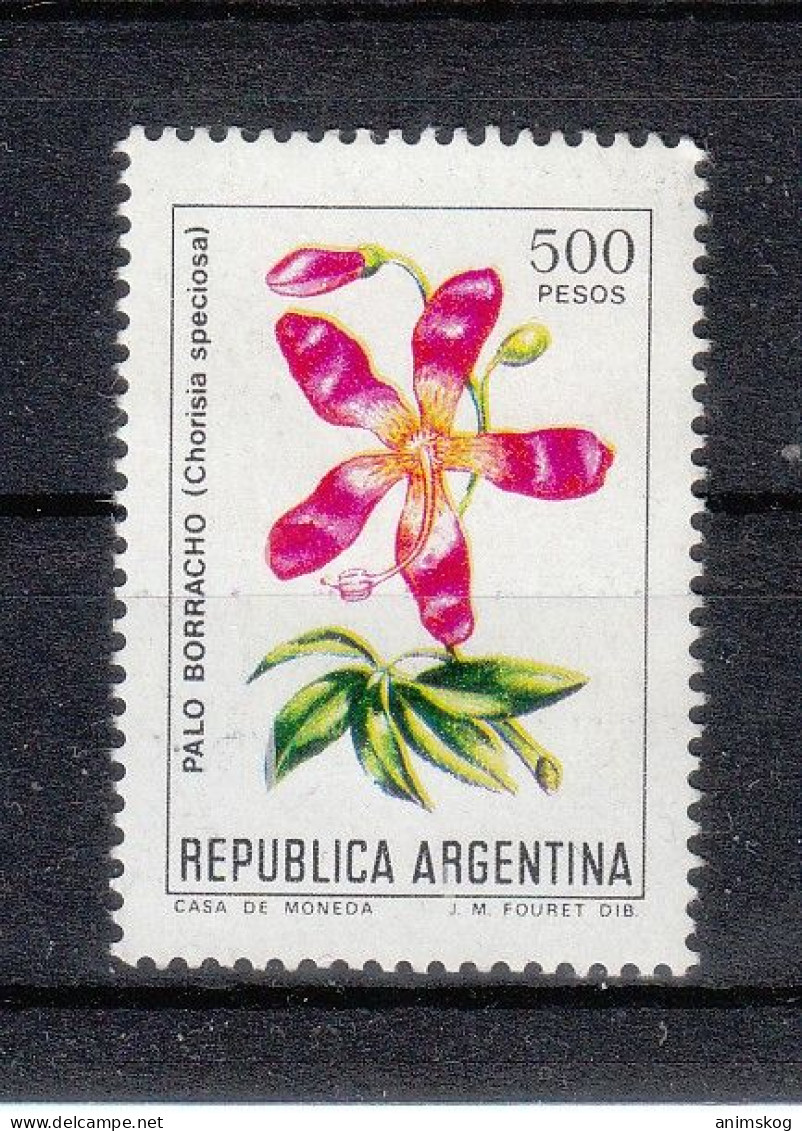 Argentinien 1982-83**, Blumen, Sukkulente Chorisia / Argentina 1982-83, MNH, Flowers, Succulent Chorisia - Cactus