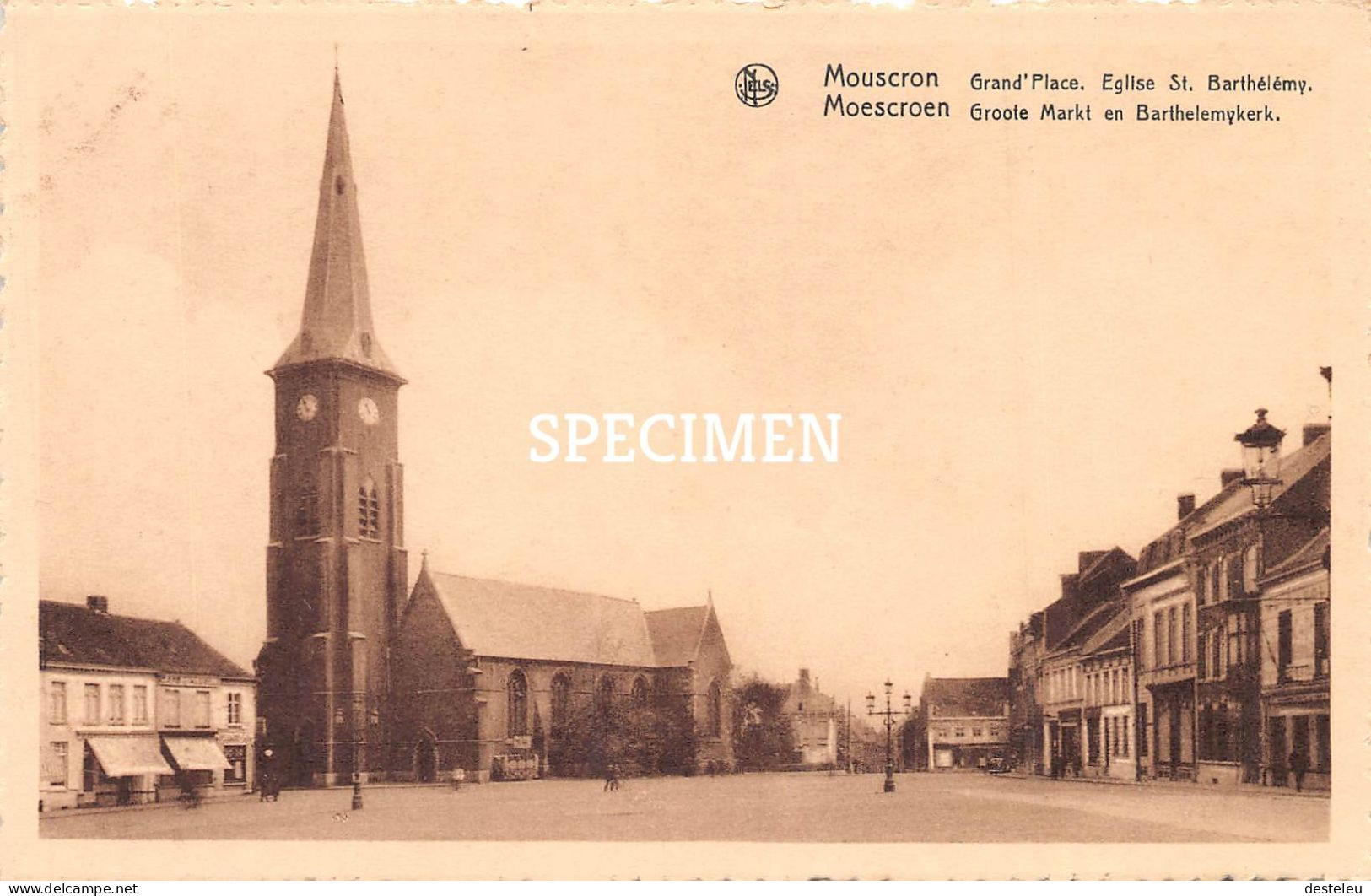 Grand'Place Eglise St. Barthélémy - Mouscron - Mouscron - Moeskroen