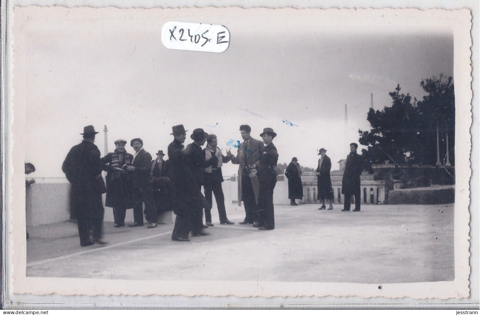 SAN SEBASTIAN- CARTE-PHOTO- SUR LE MONT IGUELDO - Guipúzcoa (San Sebastián)