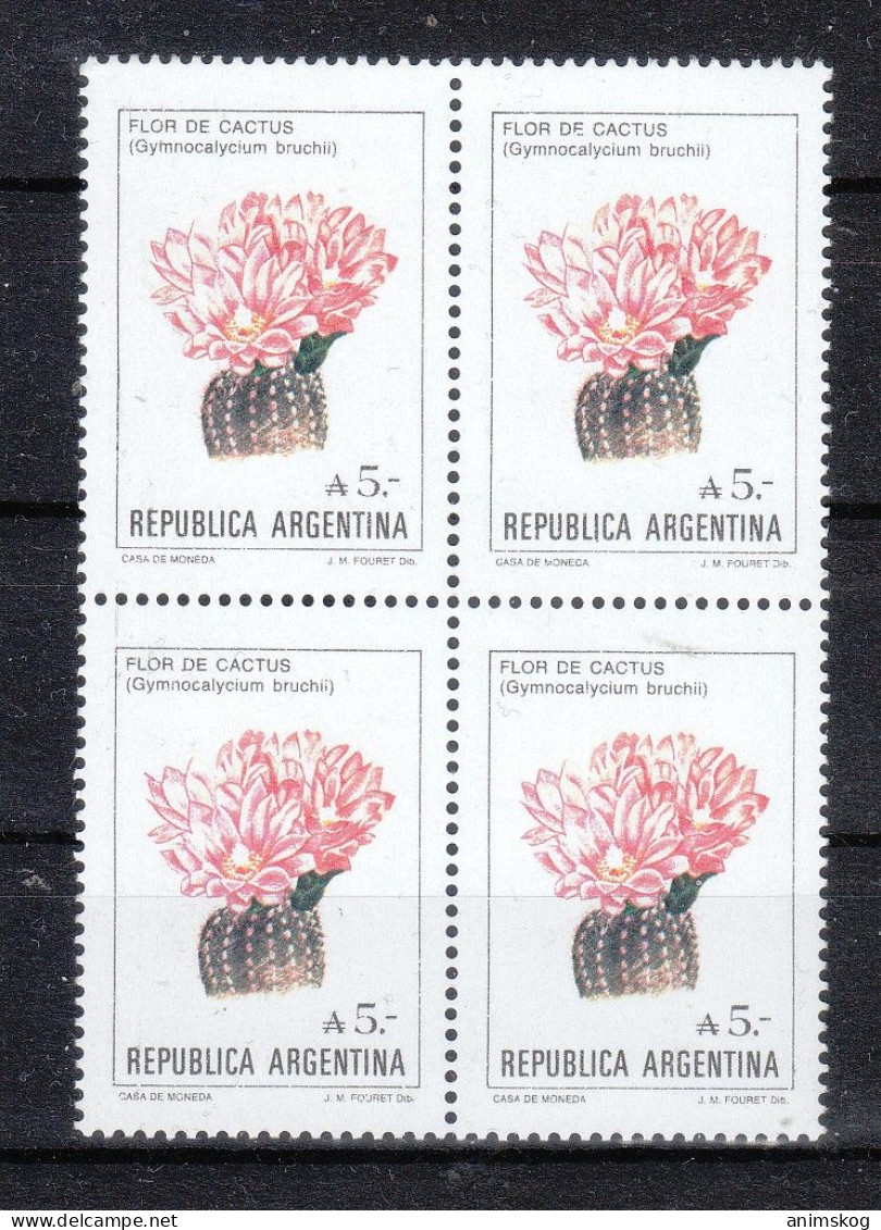 Argentinien 1987**, Blumen, Kaktus Gymnocalycium / Argentina 1987, MNH, Flowers, Cactus Gymnocalycium - Cactus