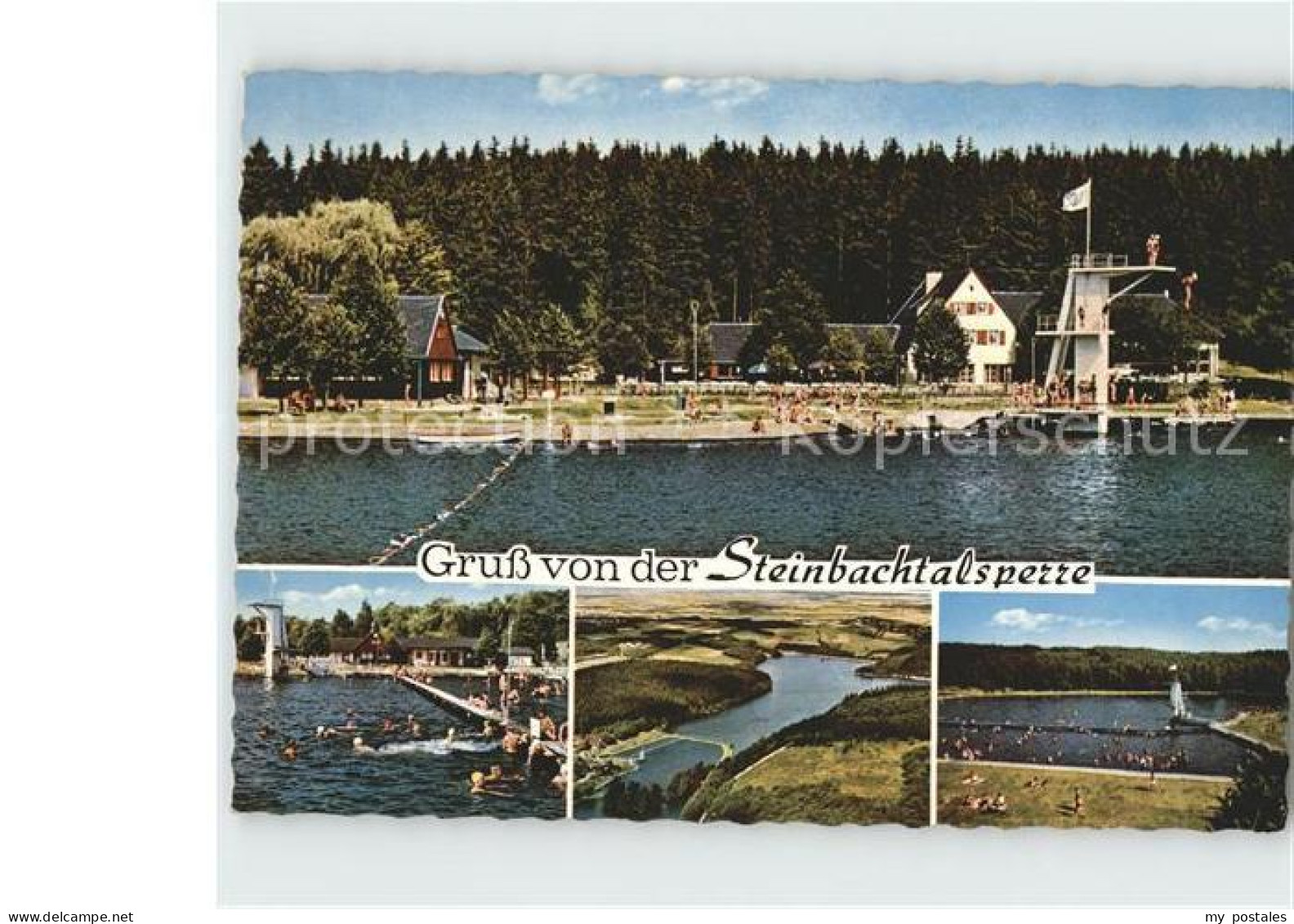 72203783 Kirchheim Euskirchen Steinbachtalsperre Naturschwimmbad Bootsbetrieb Go - Euskirchen