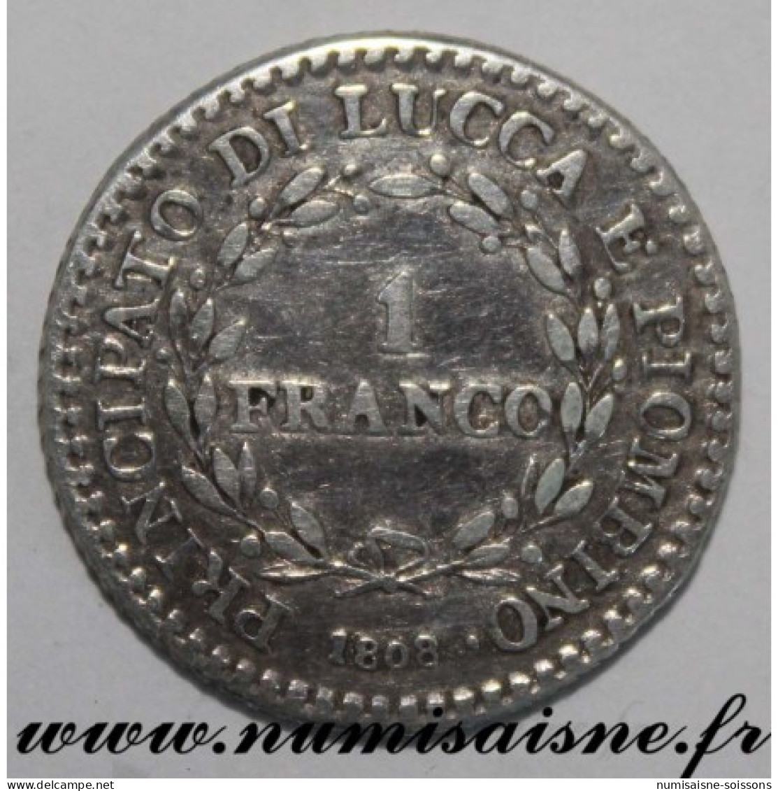 ITALIE - LUCQUES ET PIOMBINO - KM 23 - 1 FRANCO 1808 - ÉLISA BONAPARTE ET FÉLIX BACCIOCHI - TB+ - Venice