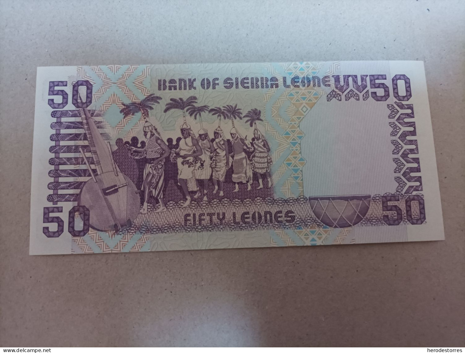 Billete De Sierra Leona De 50 Leones, Año 1988, UNC - Sierra Leone