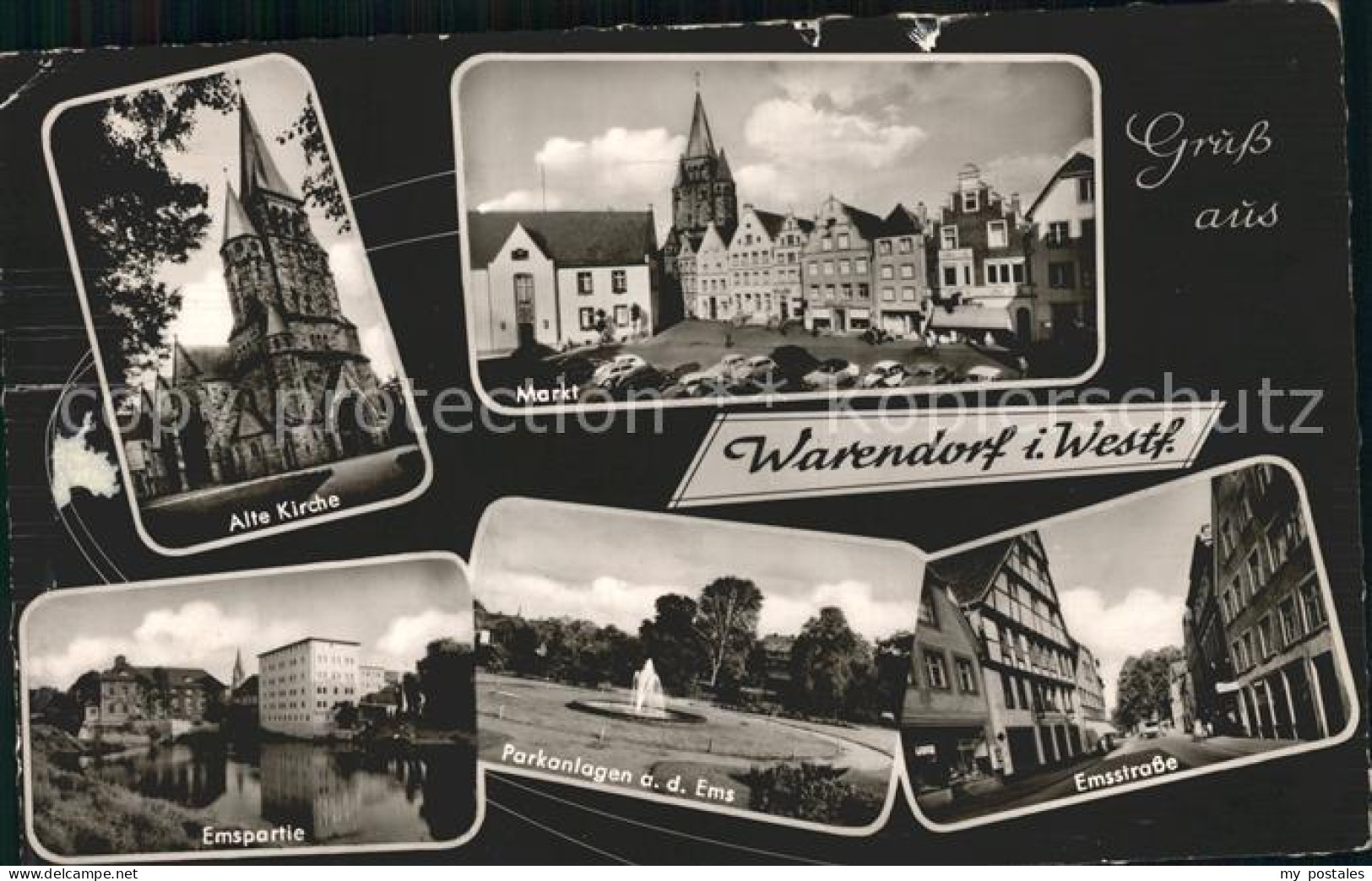 72197690 Warendorf Markt Alte Kirche Emsstrasse Warendorf - Warendorf