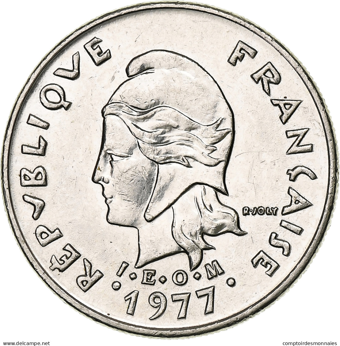 Nouvelle-Calédonie, 10 Francs, 1977, Paris, Nickel, TTB+, KM:11 - Nouvelle-Calédonie