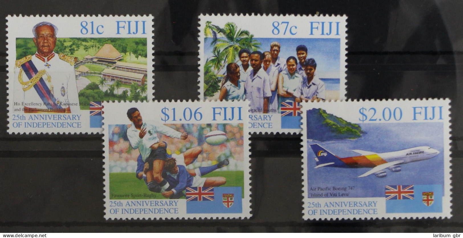 Fidschi Inseln 741-744 Postfrisch Unabhängigkeit #GY131 - Fidji (1970-...)