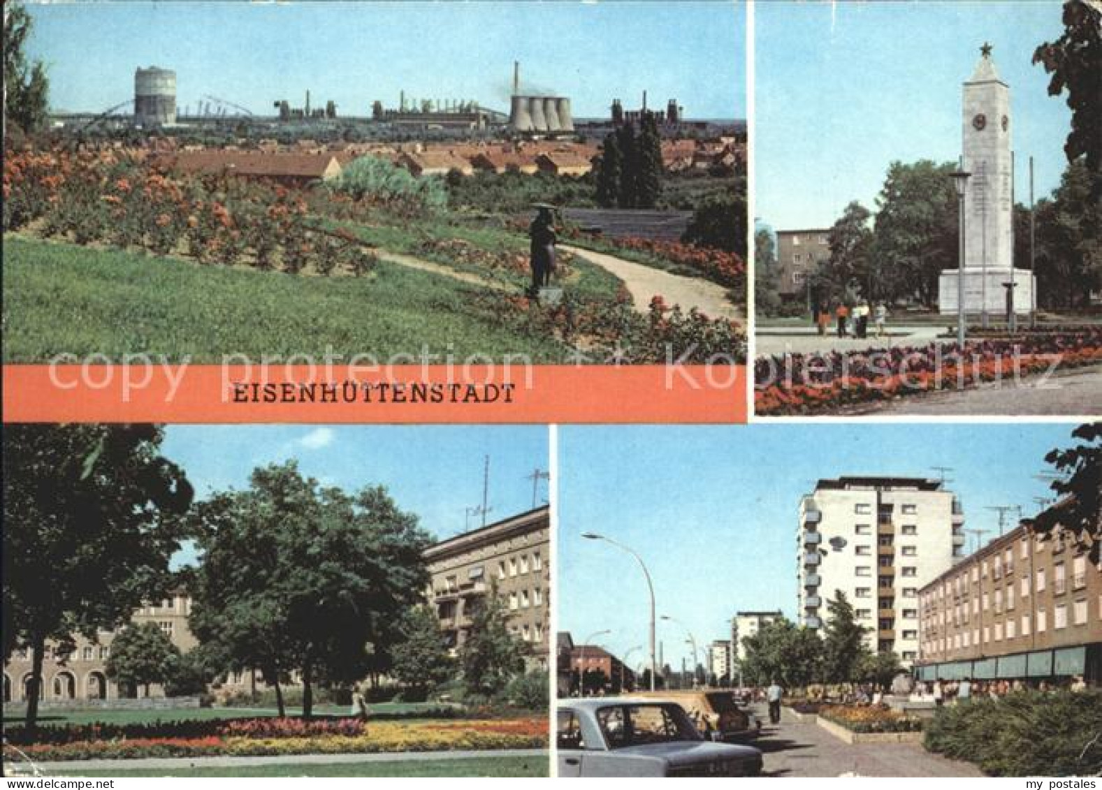 72042792 Eisenhuettenstadt Rosenhuegel Platz Deutsch Sowjetische Freundschaft Le - Eisenhüttenstadt