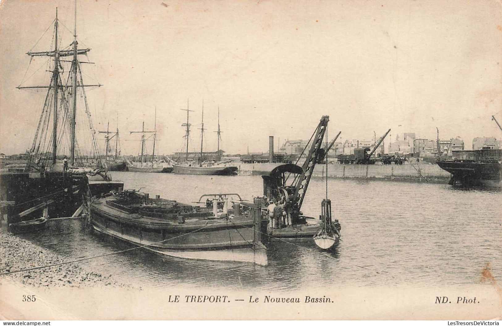 FRANCE - Le Tréport - Le Nouveau Bassin - Carte Postale Ancienne - Le Treport