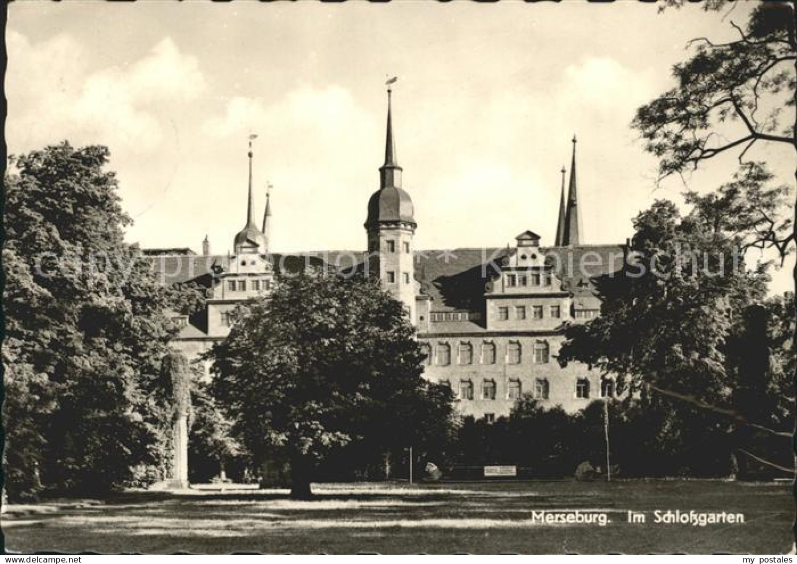 72041367 Merseburg Saale Schloss Garten Merseburg - Merseburg