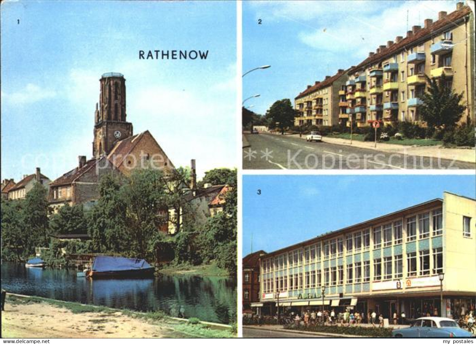 72041236 Rathenow Havel Schleuseweg Leninallee Kaufhaus Magnet Rathenow - Rathenow