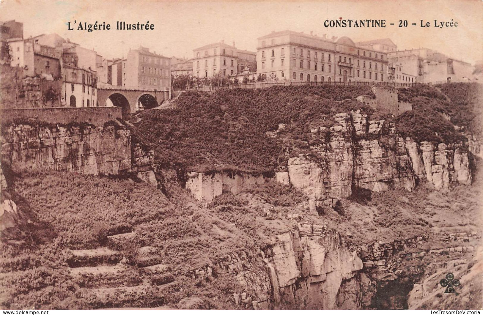 ALGERIE - Constantine - Le Lycée - Carte Postale Ancienne - Constantine