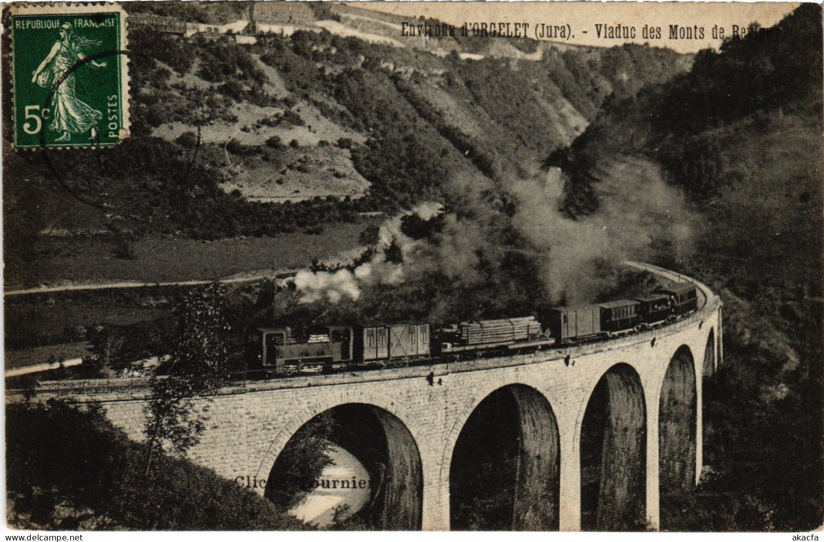 CPA Env. De Orgelet Viaduc Des Monts Railway (1279537) - Orgelet