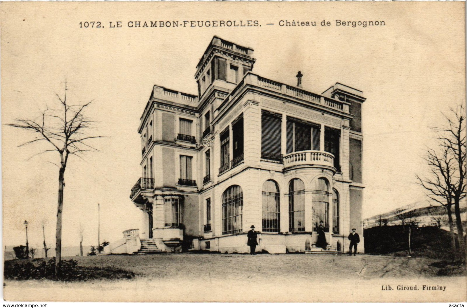 CPA Le Chambon-Feugerolles Chateau De Bergognon (1279601) - Le Chambon Feugerolles