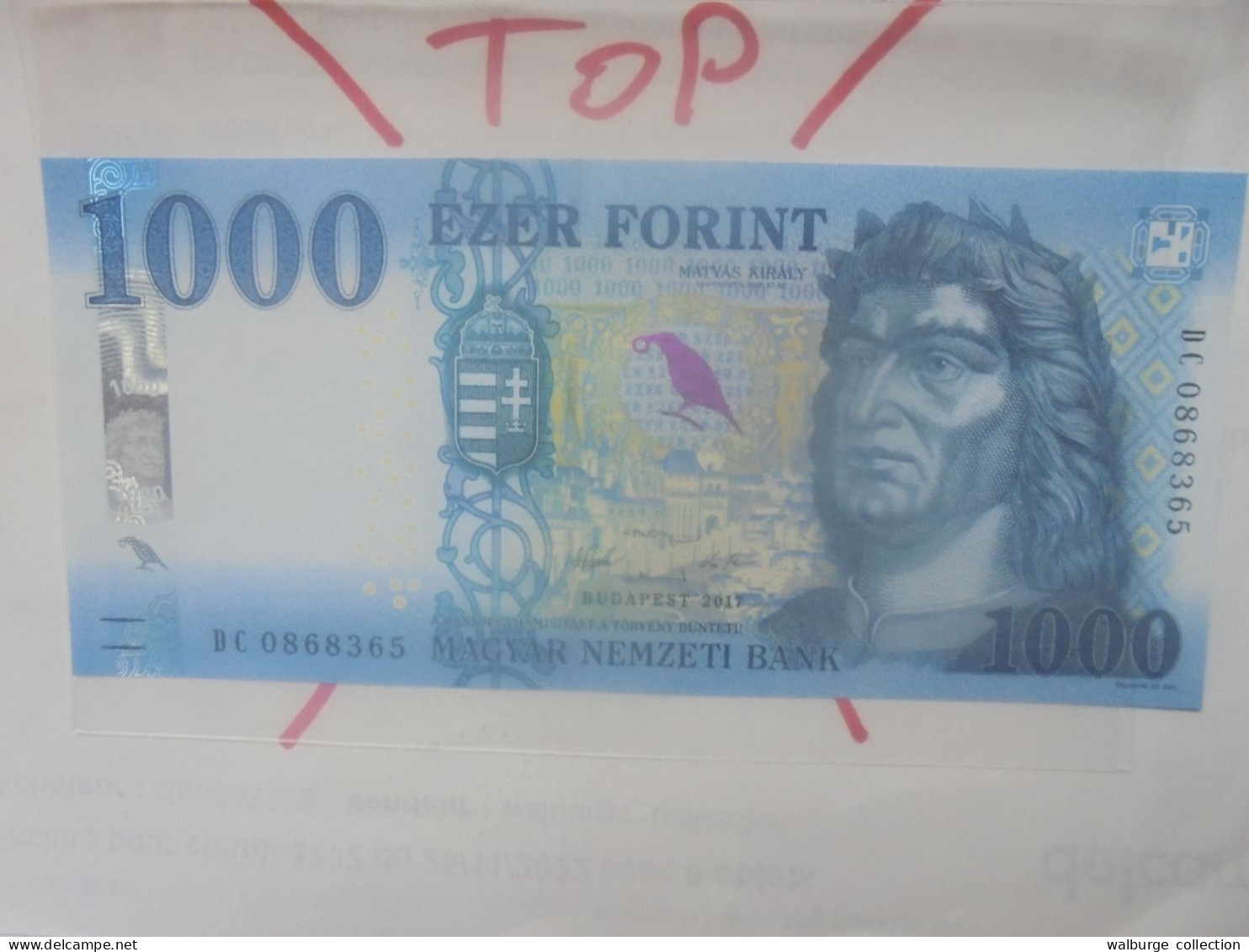 HONGRIE 1000 FORINT 2017 Neuf (B.32) - Hungría