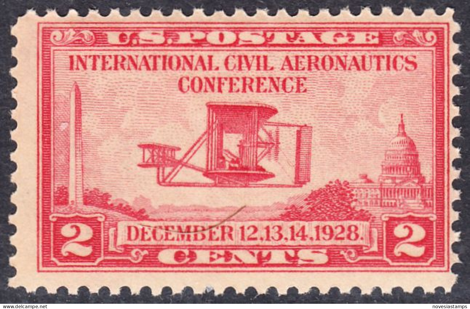 !a! USA Sc# 0649 MNH SINGLE (a2) - Aeronautics Conference - Neufs