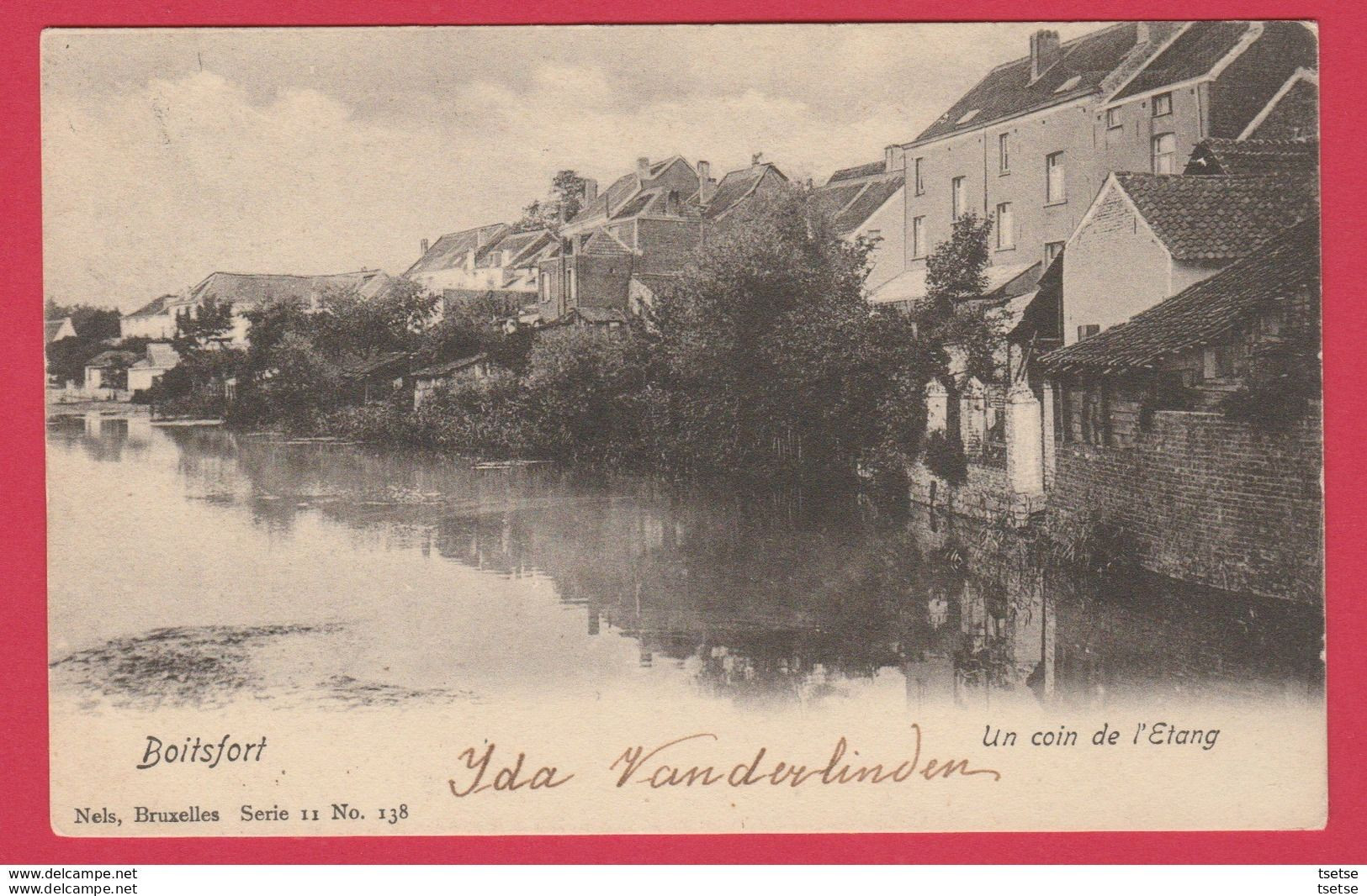 Boitsfort - Un Coin De L'Etang - 1903 ( Voir Verso ) Destockage - Watermael-Boitsfort - Watermaal-Bosvoorde