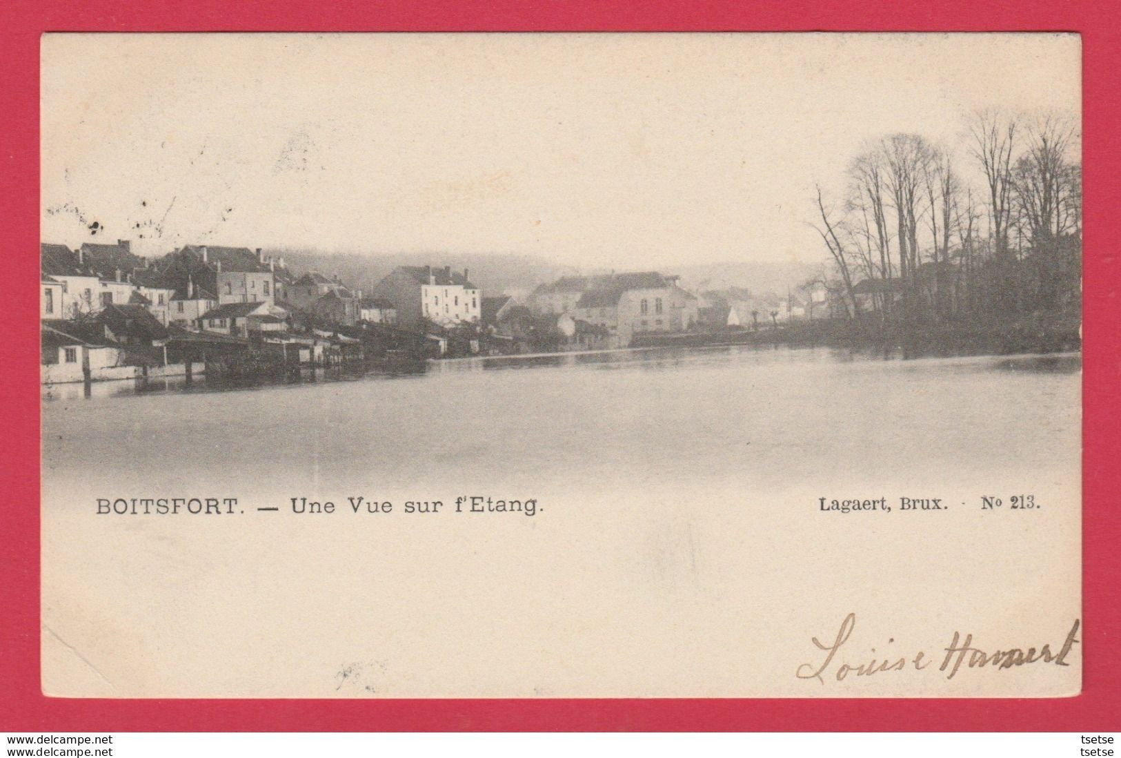 Boitsfort - Vue Sur L'Etang -1905 ( Voir Verso ) / Destockage - Watermael-Boitsfort - Watermaal-Bosvoorde