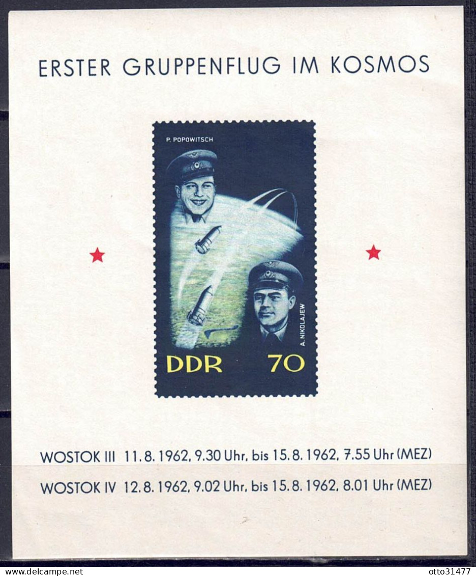 DDR 1962 - Gruppenflug, Block 17, Postfrisch ** / MNH - 1950-1970