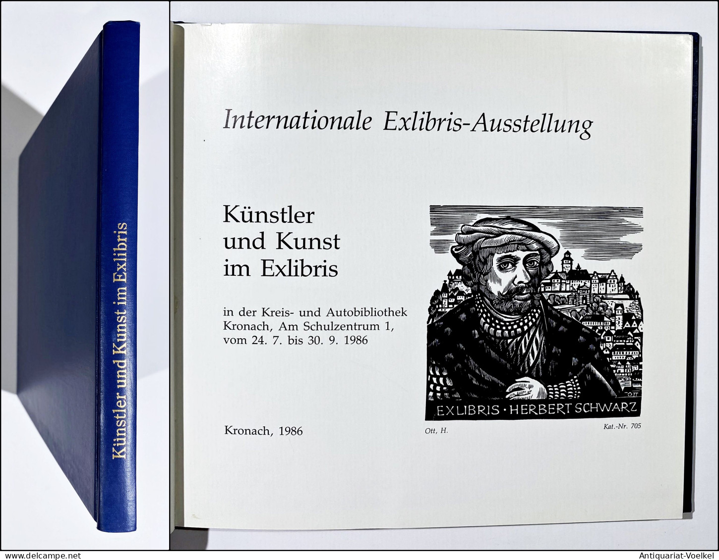 Internationale Exlibris-Ausstellung. Künstler Und Kunst Im Exlibris In Der Kreis- Und Autobibliothek Kronach, - Ex-libris