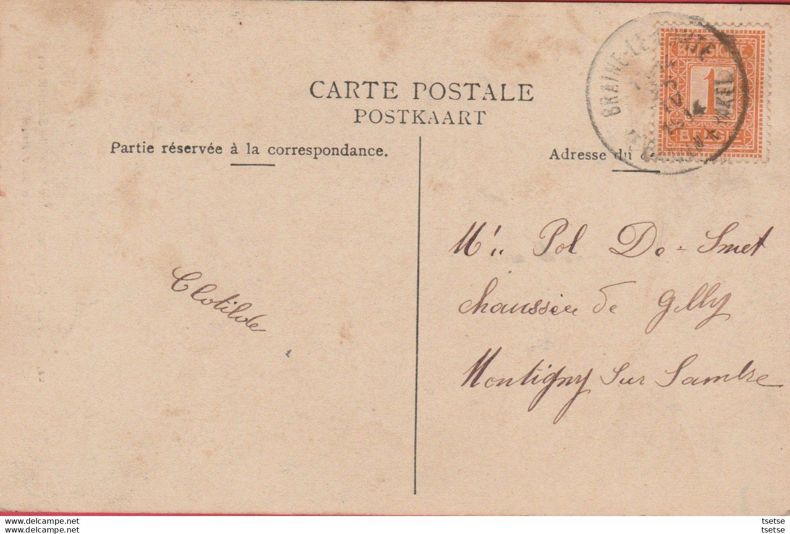 Braine-le-Comte La Chapelles Saint Roch / Le Calvaire - 1914 ( Voir Verso ) / Destockage - Braine-le-Comte