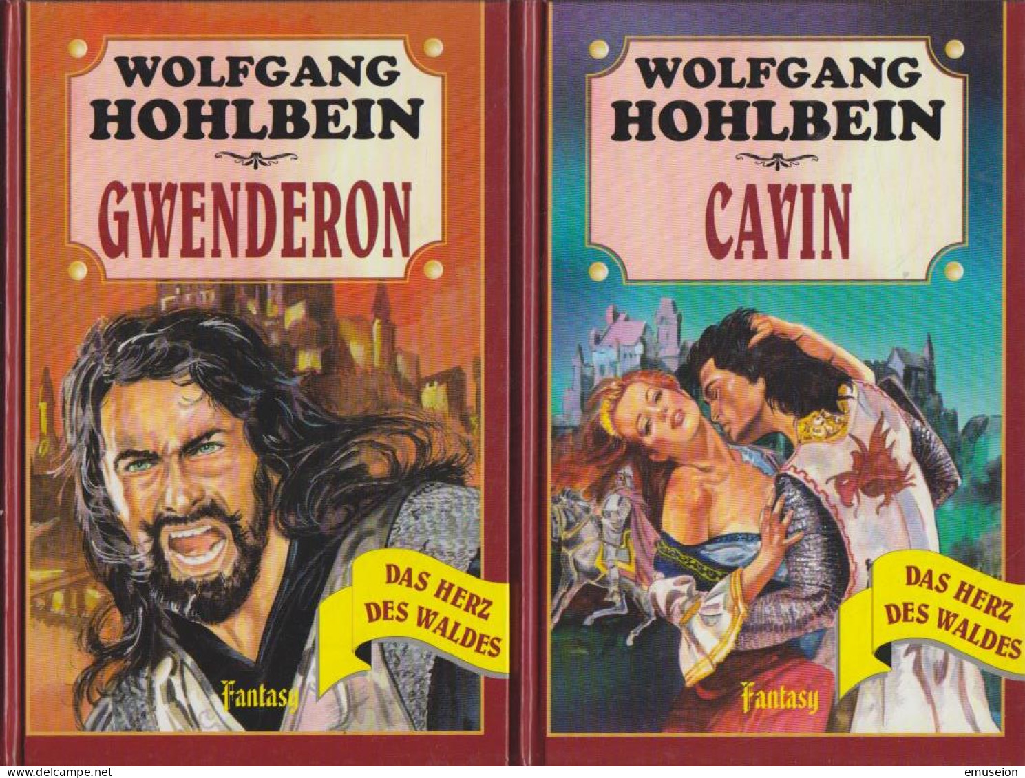 Das Herz Des Waldes. (3 Bände) Gwenderon. Cavin. Megidda. - Alte Bücher