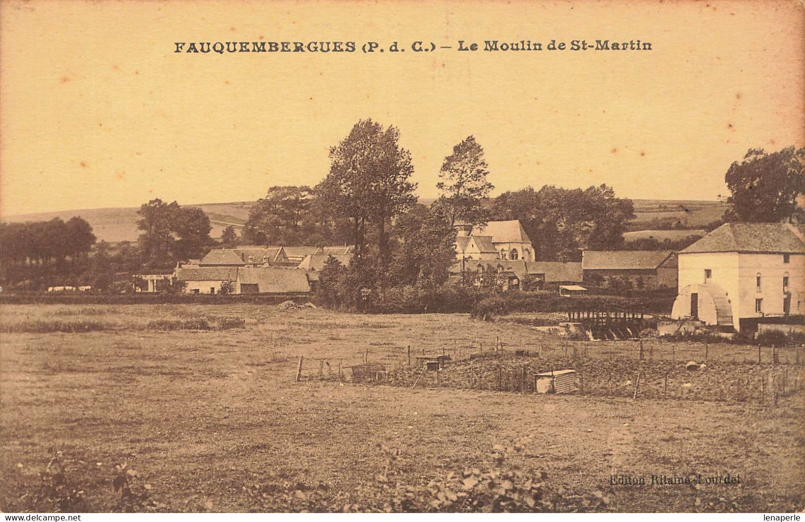D2937 Fauquembergues Le Moulin De St Martin - Fauquembergues