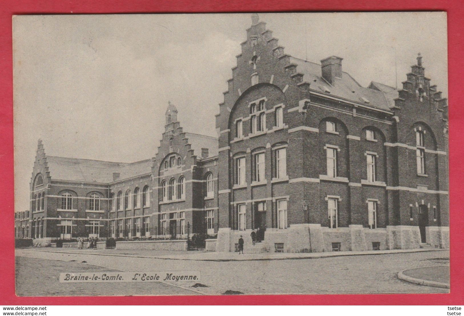 Braine-le-Comte - L'Ecole Moyenne - 1907 ( Voir Verso ) / Destockage - Braine-le-Comte