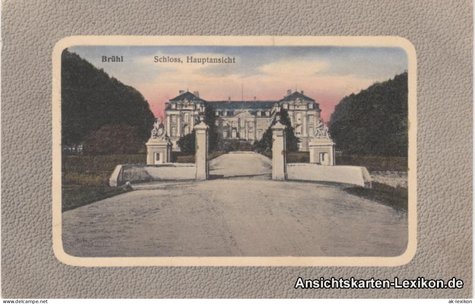 Ansichtskarte Brühl Schloß Mit Eingang 1914  - Bruehl