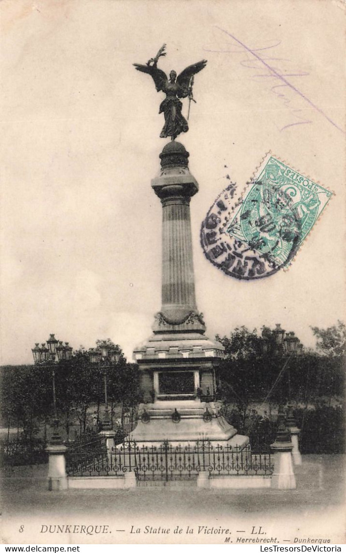 FRANCE - Dunkerque - La Statue De La Victoire - LL - Carte Postale Ancienne - Dunkerque