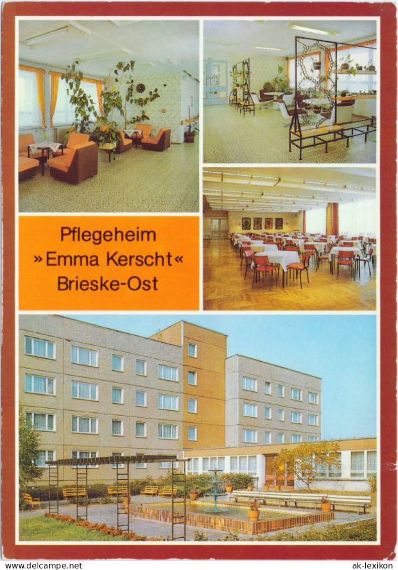 Brieske-Senftenberg Niederlausitz Pflegeheim "Emma Kerscht" 1987 - Brieske
