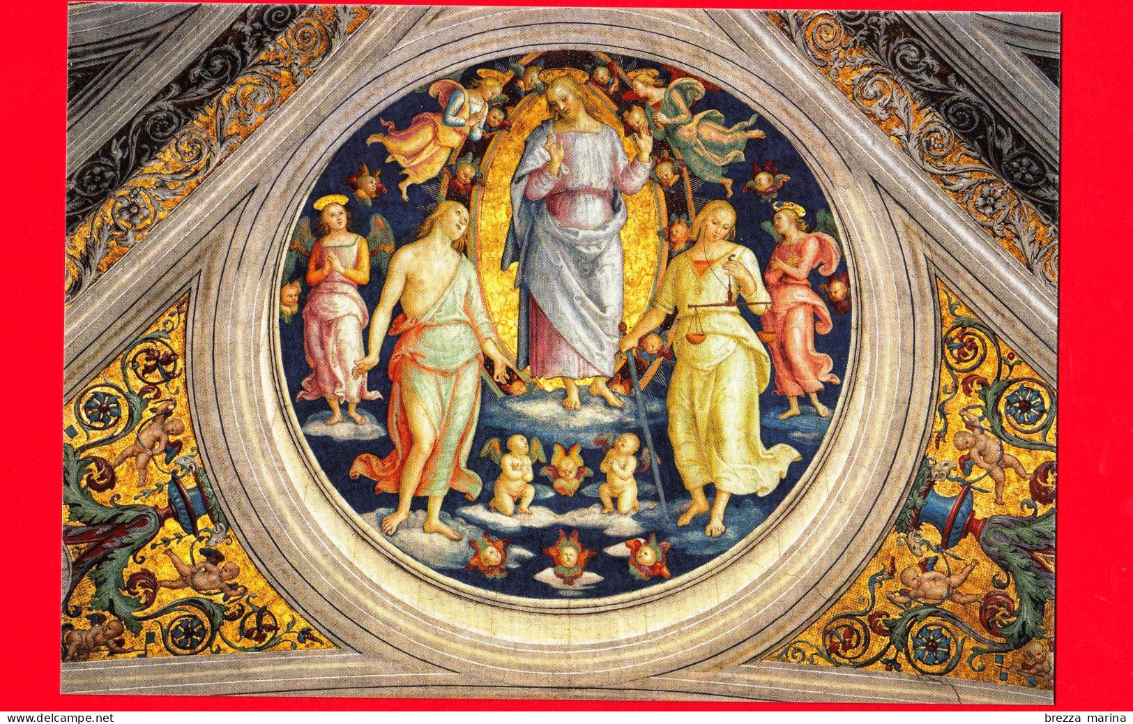 Nuovo - MNH - VATICANO - 2023 - Cartolina postale – 500 anni della morte di Pietro Vannucci, in arte Perugino – 8.20