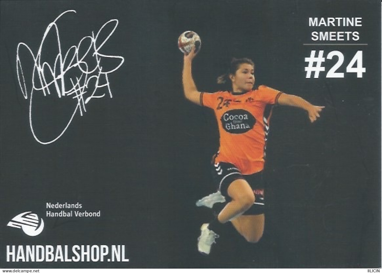 Trading Cards KK000555 - Handball Netherlands 10.5cm X 13cm: MARTINE SMEETS - Handball