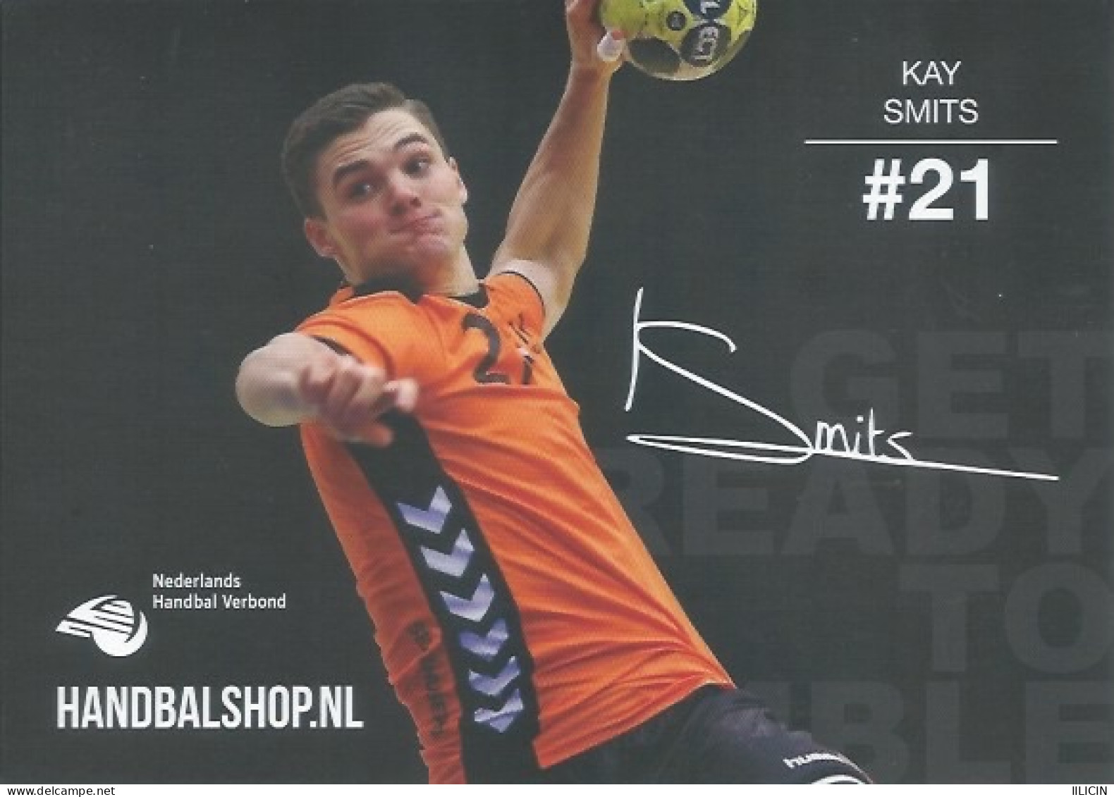 Trading Cards KK000558 - Handball Netherlands 10.5cm X 13cm: KAY SMITS - Handball