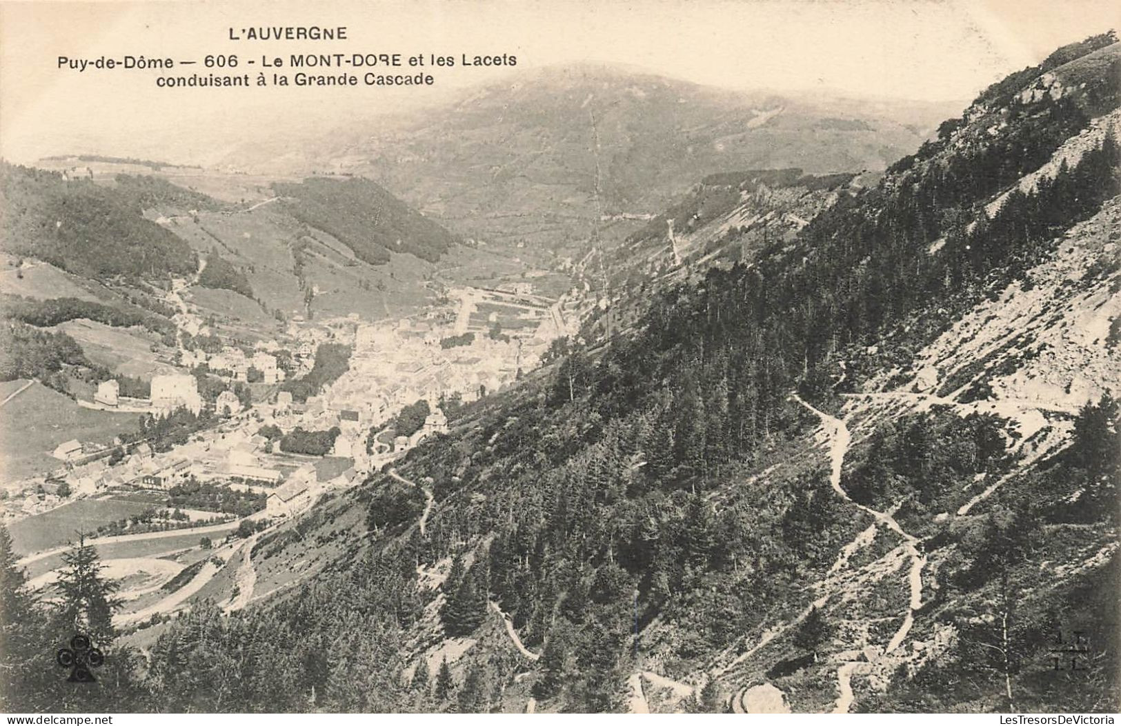 FRANCE - Le Mont Dore - Lacets Conduisant à La Grande Cascade - Carte Postale Ancienne - Le Mont Dore