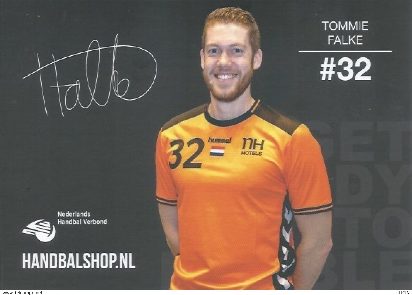 Trading Cards KK000562 - Handball Holland Netherlands 10.5cm X 13cm: TOMMIE FALKE - Handbal