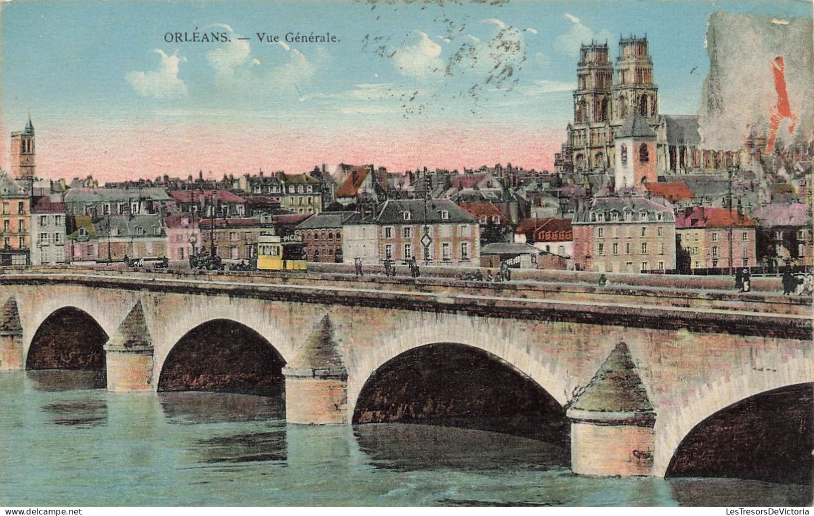 FRANCE - Orléans - Vue Générale De La Ville - Colorisé - Carte Postale Ancienne - Orleans