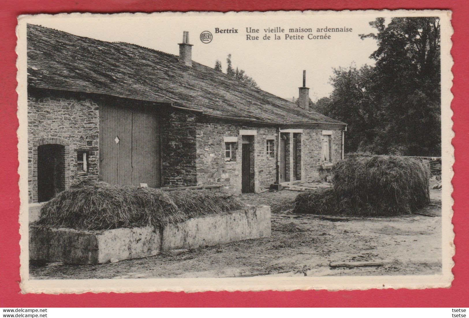 Bertrix - Une Vieille Maison Ardennaise - Rue De La Petite Cornée - 1966 ( Voir Verso ) / Destockage - Bertrix